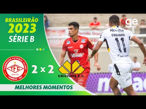 Gols e lances de Tombense x Criciúma