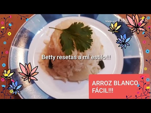 Arroz blanco perfecto y fácil!!!