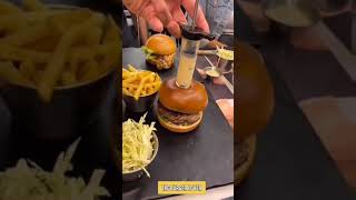 Injection Cheese Burger by foodofindia