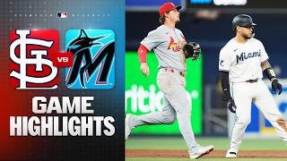 Cardinals vs. Marlins Game Highlights (4/22/26) | MLB Highlights