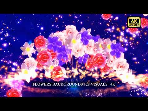 06. FLOWERS BACKGROUNDS | 28 VISUALS | 4K