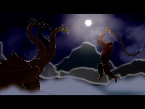 Ghidorah vs shimo,skar king ||  preview 1 || gojiramania || Ghidorah, shimo, skar king, tiamat