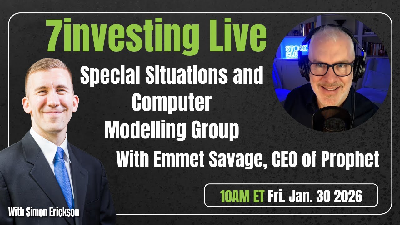 Special Situations and Computer Modelling Group An Overlooked Opportunity | 7investing Live 02/04/26