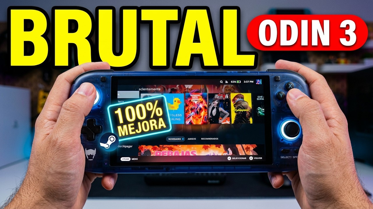 🔥DroidDeck (app Android con Steam Linux) ha MEJORADO Enormemente y lo probamos en la Odin 3