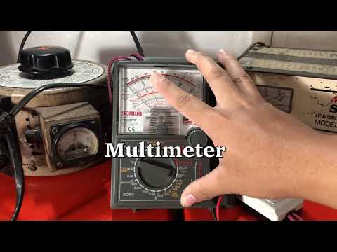 Variable Transformer, Automatic Voltage Regulator [ AVR ] & Step Down Transformer