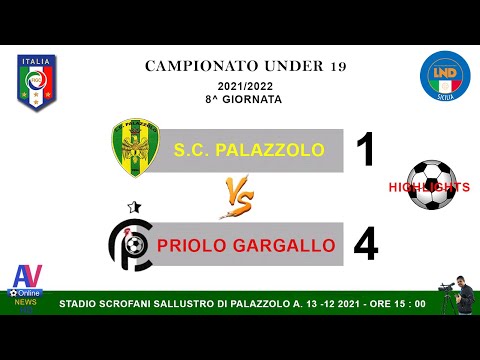 VIDEO HIGHLIGHTS - PALAZZOLO - PRIOLO GARGALLO - UNDER 19  2021/202