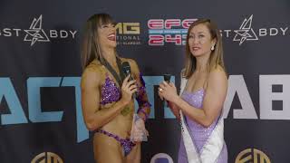 FMG International Sydney 2025 backstage interview with Elanor