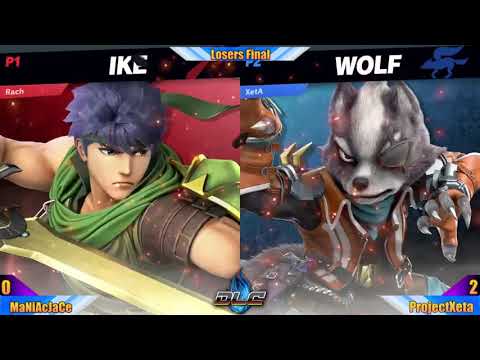 Ultimate SmashaPalooza #9: Losers Finals - MaNiAcJaCe (Ike) vs ProjectXeta (Wolf)
