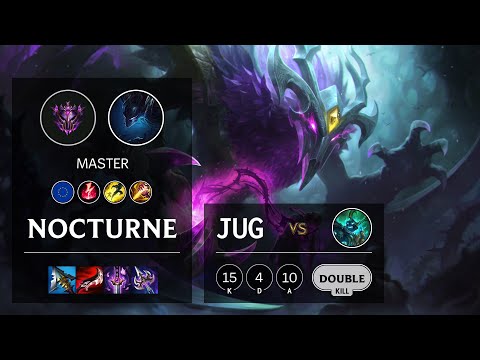 Nocturne Jungle vs Hecarim - EUW Master Patch 10.24