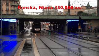Ratikkaillassa 19.2. esillä ollut video eurooppalaisista raitioteistä