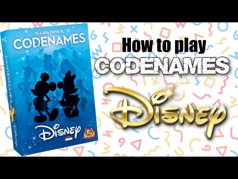 How to Play Codenames Disney