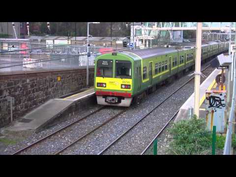 Dart train number 8614 at Blackrock Station, Dublin