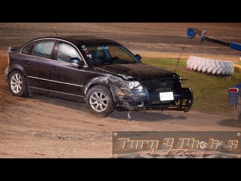 Spectator Race Crash -  Shawano Speedway Dirt Track - 8/21/2021