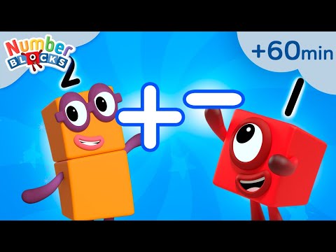 Learn Addition and Subtraction Level 1 | Learn to Count | Maths Cartoons for Kids | Numberblocks