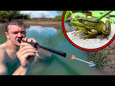 I Hunted Bullfrogs with a Blowgun!