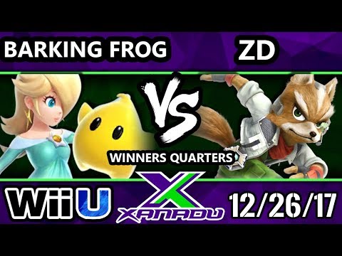 S@X 234 Smash 4 - ZD (Fox) Vs. Barking Frog (Rosalina) - SSB4 Winners Quarters - Smash for Wii U.
