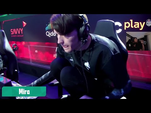 "Anime sitting Pose right there guy" - Gorgc on Mira Go up Sitting while Playing