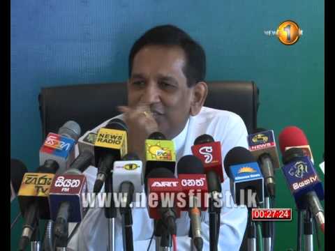 News1st Rajitha Senaratne convenes his first press conference