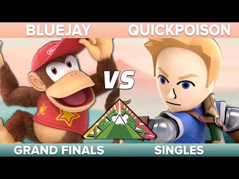 Vertex GRAND FINALS - BlueJay (Diddy Kong) vs Quickpoison (Mii Swordfighter)