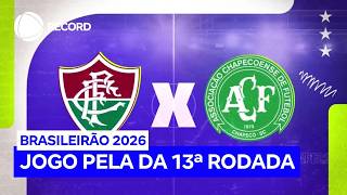 RECORD exibe Fluminense x Chapecoense no domingo (26)