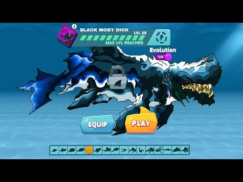 NEW SHARK COMING SOON! BLACK MUTANT MOBY DICK? - Hungry Shark Evolution