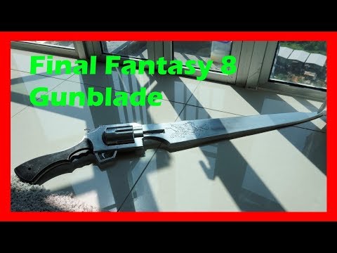 FINAL FANTASY 8 GUNBLADE 3D PRINTED PROP