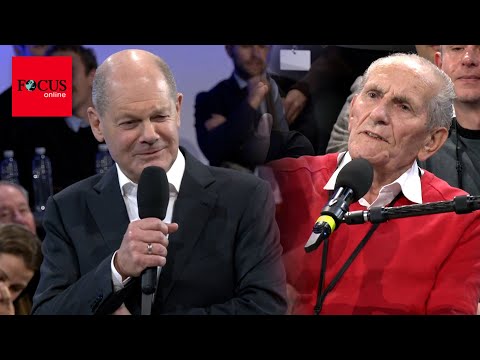 Rentner hält Scholz Standpauke - der sagt: „Na, das musste ja alles mal raus“