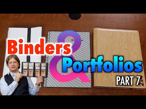 MTG Binders and Portfolios 7: Ultra Pro 4UP, Legion, and Cardboard Gold for Magic: The Gathering! Video