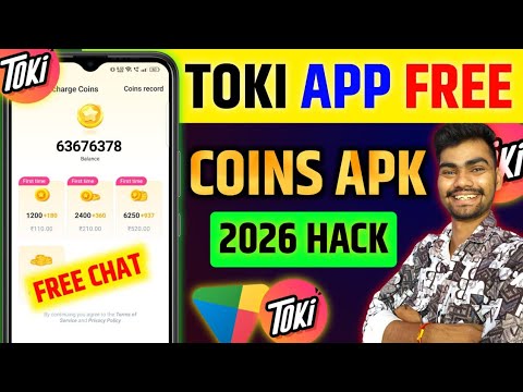 Toki app free coins | toki app free chat kaise kare | Toki app me coin kaise badhaye |Toki app coins