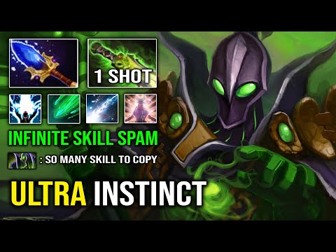 ULTRA INSTINCT FINGER 1 Shot Copy Every Skill Solo Mid Rubick 100% Counter ALL Dota 2