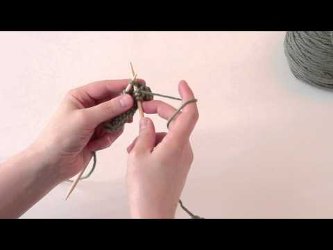 Knitting Tutorial for Beginners: Knit Two Together / k2tog Decrease