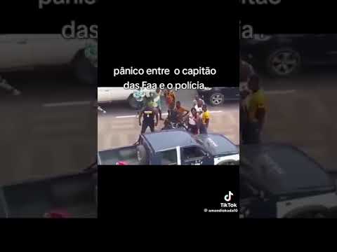 Briga entre militar(faa) e polícia em Luanda,Angola #angola #luanda #briga #discussion #policia