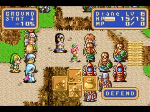 Shining Force Resurrection Of The Black Dragon (GAMEBOY ADVANCE) Part 11 Diane