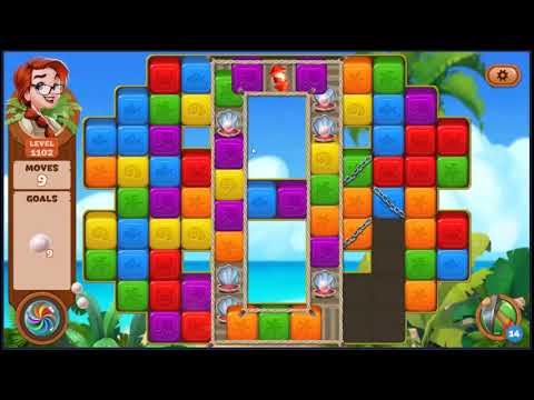 Lost Island Blast Adventure Level 1102 - NO BOOSTERS 🏝️ | SKILLGAMING ✔️