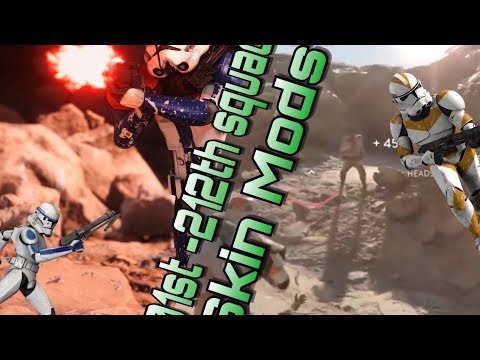 501st -212th Squad Skin Mods[Battlefront]
