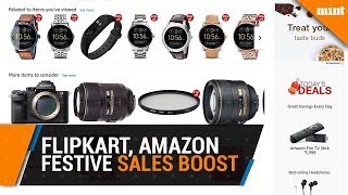 Amazon, Flipkart claim huge boost from festive season sales