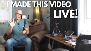 I recorded, edited & uploaded this video - during my live stream - in under 2 hours!