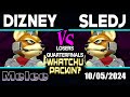 Dizney vs Sledj - Melee Singles: Losers Quarterfinals - WHATCHU PACKIN'? | Fox vs Fox