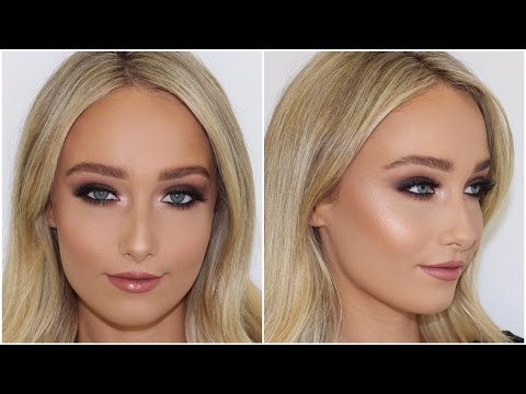 Dark Brown Smokey Eye Makeup Tutorial  ♡ Jasmine Hand