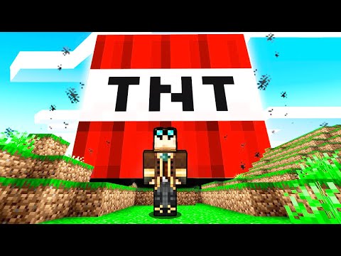 FACCIO ESPLODERE LA TNT GIGANTE NEL MONDO DI *MINECRAFT GRIEF*