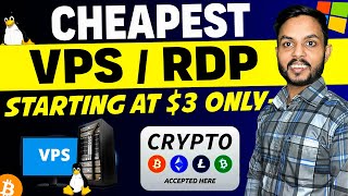 Cheapest RDP VPS Server $3 Only (2024) How to Get RDP Lowest Price With Admin Access | Linux Server