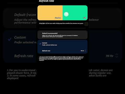 Redmi 13 change screen refresh rate from 60Hz to 90Hz