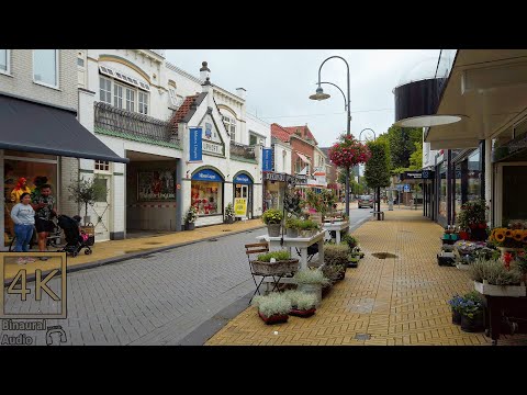 Walking in Sassenheim | Relaxing Soothing 4k Video Walk | Binaural Ambient City Sounds