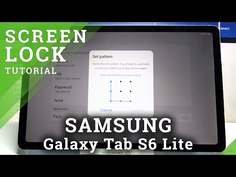 How to Set Up Screen Lock on SAMSUNG Galaxy Tab S6 Lite – Change Screen Lock Method