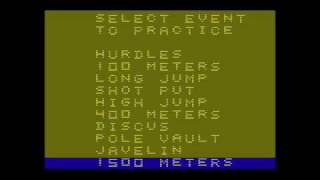 Sweat: The Decathlon Game (Prototype) for the Atari 2600
