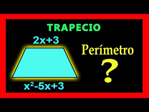 ✅👉 Perímetro de un Trapecio con Expresiones Algebraicas