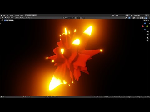 Blender Tutorial - Glowing tip material