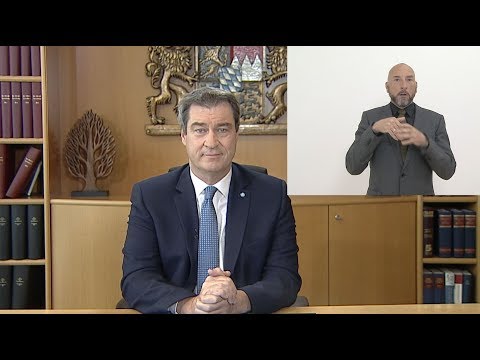 Video in Gebärdensprache: Osteransprache des Bayerischen Ministerpräsidenten - Bayern