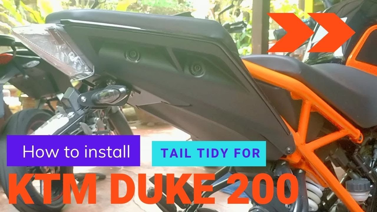 Watch video KTM DUKE 200 (2021) - How to install tail tidy Now KTM DUKE 200 (2021) - How to install tail tidy
