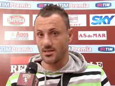Post Partita ad Alex Calderoni TORINO BOLOGNA 1-1 35 Giornata Serie a 2009 da ToroChannel2009